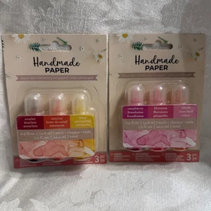 Handmade Paper Dye Ink  6 Different Colors NIP American Crafts - Picture 1 of 1