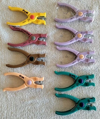 9 Provo Craft Hole Punches Star Leaf Heart Tear Drop Scrapbooking Cards Crafts - Image 1 of 4