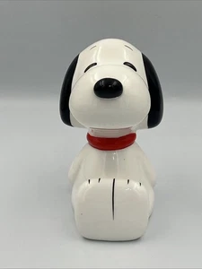 Vintage 1958 1966 United Feature Syndicate Ceramic Snoopy Coin Bank 6 Inches - Picture 1 of 7