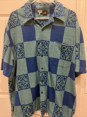 Loewe Acid Anagram Checker Shirt Paula’s Ibiza Stella McCartney Kiko Kostinadov - Image 1 of 4