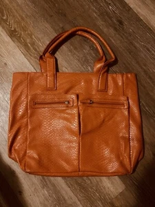 Large Neiman Marcus Orange Tote Bag - Picture 1 of 1