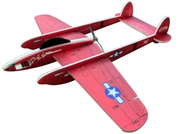 P38 Lightning (rot) Combo / 880mm - Bild 1 von 1