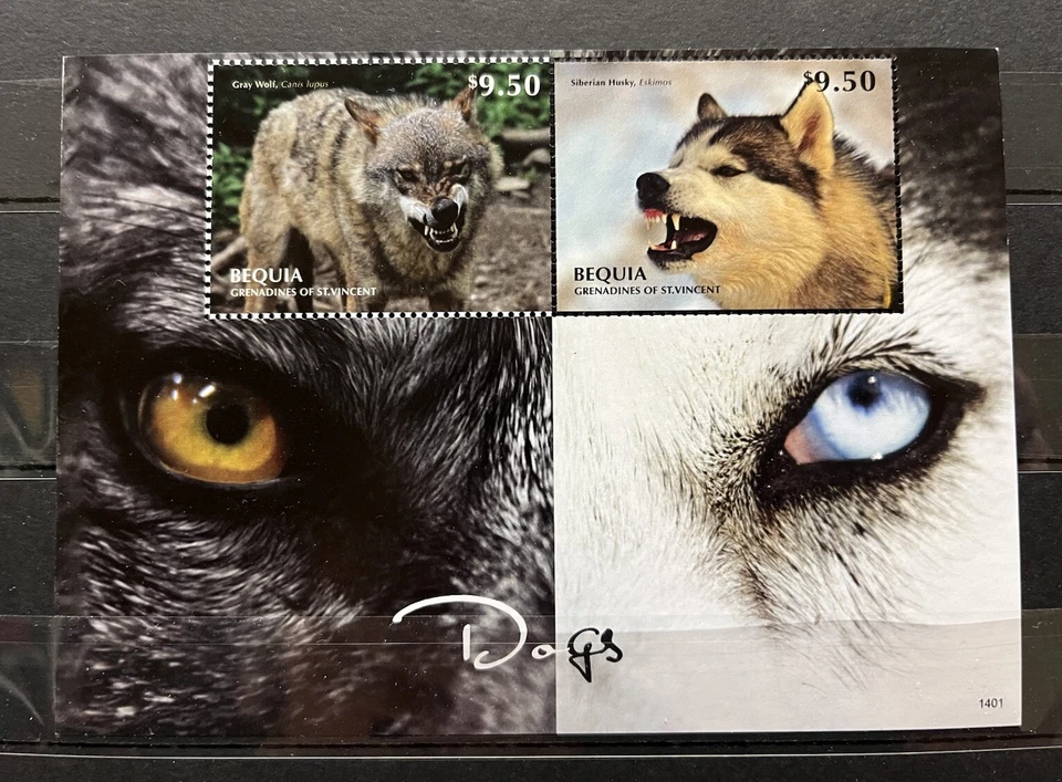 Perros en sellos - Timbres - Bequia - MNH** CB9 Foto 1 de 1