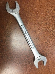 Craftsman 5/8" x 3/4" Double Open End wrench VV 44582 USA - Picture 1 of 4