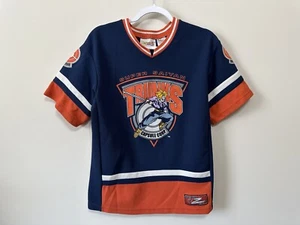 Vintage Y2K Dragon Ball Z Super Saiyan Jersey Youth XL Orange Capsule Corp - Picture 1 of 6