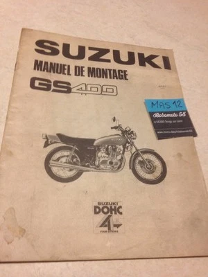 Suzuki GS400 GS 400 400GS Instrucciones Preparation Blu-Ray Manual Montaje - Imagen 1 de 4
