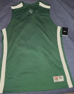Nike Madness Basketball Game Training Jersey Mens SZ M XL 392906-342 Green White - Picture 1 of 7