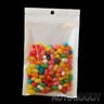 100 Premium Ziplock Clear Plastic White Bags Wholesale Lot