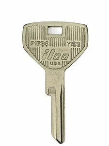 1 1986-1989 Plymouth Horizon Automotive Y153 P1786 CHR18 llave en blanco - Imagen 1 de 9