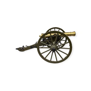 Vintage Brass Cannon Model 9" x 5" x 3.5" Heavy - Picture 1 of 10