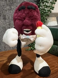 Vintage 1987 California Raisin Applause 6.5" Poseable Bendable Plush Toy NWT - Picture 1 of 6