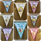 PERSONALISED Photo BIRTHDAY BUNTING BANNER PARTY  18th 21st 30th 40th 50 60