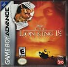 Lion King 1 1/2 GBA (brandneu werkseitig versiegelt US-Version) Game Boy Advance
