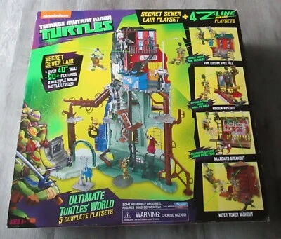 NICKELODEON TMNT ULTIMATE TURTLES' WORLD 5 JUEGOS COMPLETOS 2014 #95026 ¡NUEVO! Foto 1 de 4