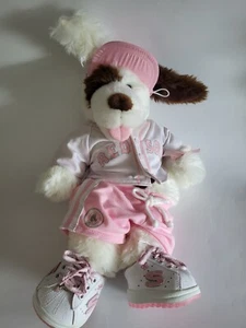 Costruisci un orso Boston Red Sox rosa uniforme da baseball cane peluche 15"/w Skechers - Foto 1 di 4