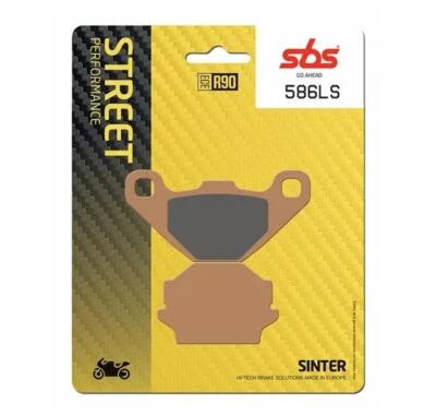 Pastillas de freno traseras sinterizadas para calle SBS - 586 LS KAWASAKI KL 650 B1-3 TENGAI 1989-91 Foto 1 de 2