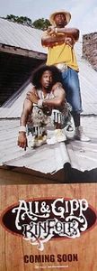 Ali & Gipp Kinfolk 2006 Limited Edition Poster 9x24 Goodie Mob Nelly Rap Hip Hop - Picture 1 of 1