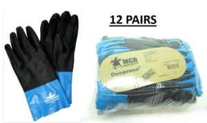 MCR Safety Duoprene 6962 Oil Resistant Neoprene Multipurpose Work Gloves Size:XL - Picture 1 of 7