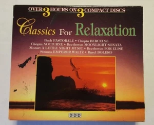 CLASSICS FOR RELAXATION 3 CD Set Madacy 1994 Over 3 Hours! Bach Chopin Mozart+ - Bild 1 von 6