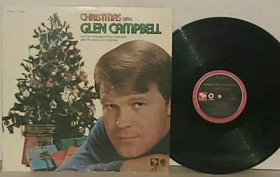 GLEN CAMPBELL Christmas With LP VG+ Hollywood Pops Orchestra 1971 Vinyl SL6699  Foto 1 de 3