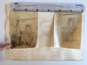 22 ancienne photo portrait de famille à CHATEAUNEUF albumine 1890 - Imagen 1 de 12