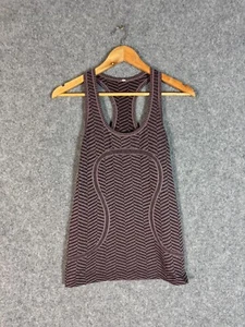 Lululemon Top Womens 2 Purple Activewear Scoop Neck Raceback Sleeveless Tank - Picture 1 of 7