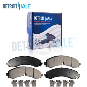 Front Ceramic Brake Pads w/ Hardware for 2020-2024 Silverado Sierra 2500 3500 HD - Picture 1 of 7