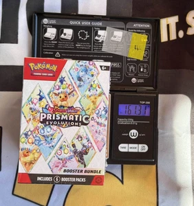 🔥161.31g Heavy GOD Potential Pokémon Prismatic Evolutions Booster Bundle NEW🔥 - Picture 1 of 4