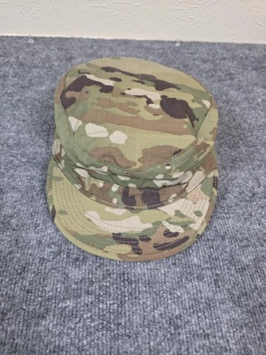 US Army Hat Cap Fitted Mens 7 1/8 Camouflage Camo OCP Scorpion Multicam Patrol - Image 1 of 4