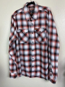 Dixxon Flannel Co The Eagle Men Plaid Shirt Size 2XT Western Snap Country Cowboy - Picture 1 of 16