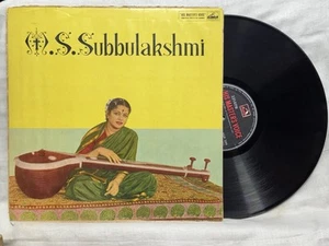 M S Subbulakshmi Sanskrit Recitation LP Vinyl Record 1963 Devotional Indian VG+ - Imagen 1 de 8