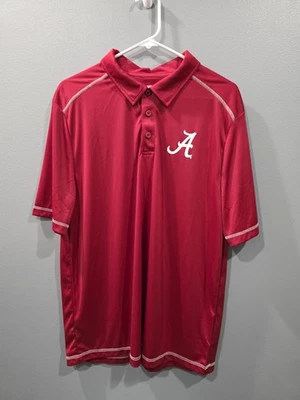 Polo Fanatics Para Hombre Ligero Manga Corta Alabama Carmesí Marea Talla Grande Foto 1 de 4