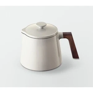 Olla para horno vermicular 2 SP01-WH olla para sopa 1,85 L esmalte sal marina blanca Japón nueva - Imagen 1 de 7