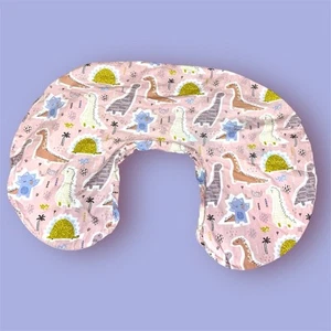 Baby Goal Pink Dinosaur Nursing Pillow Cover - Picture 1 of 3