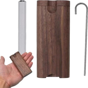 Wooden Dugout One Hitter Storage Box, Vintage Wooden Storage Box Container - Picture 1 of 5