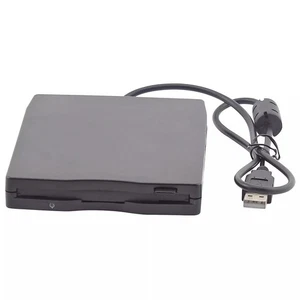 3.5” USB 2.0 Data External Floppy Disk Drive 1.44MB For Laptop PC Win 7/8/10 Mac - Afbeelding 1 van 4