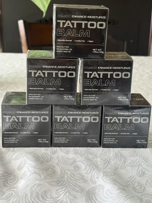 6X - Bálsamo para el cuidado posterior del tatuaje Pamiou - 1,76 oz, crema hidratante y color para la piel tatuada Foto 1 de 4