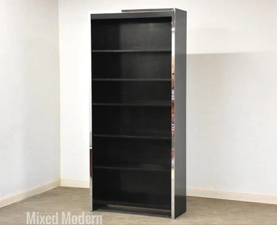 Librería cromada estilo Milo Baughman John Stuart Foto 1 de 4