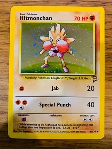Hitmonchan (8/130) Holo Base Set 2 Pokemon Card! FAST & FREE P&P! - Picture 1 of 5