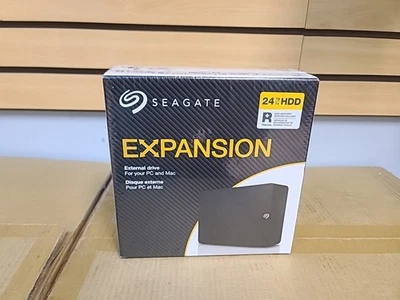 Seagate Expansion 24TB External Hard Drive for PC & Mac STKP24000400 NEW SEALED - Image 1 of 4
