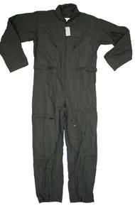 CWU-27/P Flight Suit Coveralls Mens 44R Sage Green Carter Industries Military - Picture 1 of 11