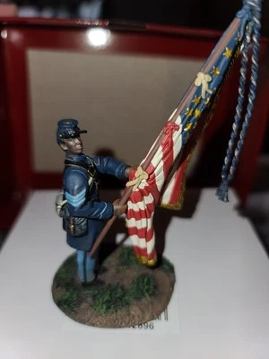 Britains  Museum 10096  Wm.Carney 54th MA Flagbear NIB MINT FREE SHIP SALE!!! - Image 1 of 4