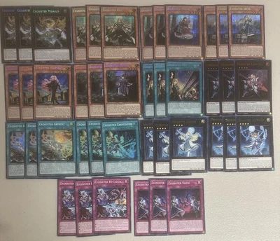 Yugioh EXOSISTER 42 CARDS Deck Core MARTHA NM 1ST EDITION MP23 - Genesys Format - Image 1 of 3