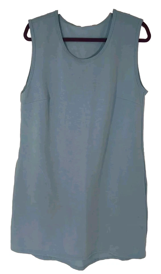 Serra Ladies Super Soft Sleeveless Dress w/Pockets Size Large 12-14