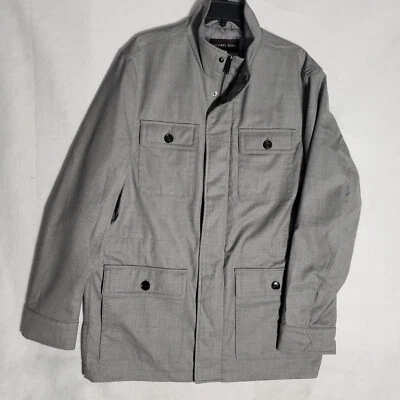 Michael Kors Loro Piana Military Jacket Mens Large Gray Field Cargo Pockets L - Image 1 of 4