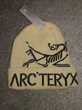 Arc'teryx Bird Head Toque Beanie - Brand New Beige Black Arcteryx Mens