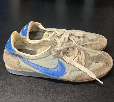 De colección 1981 Nike Azul Gris Oceanía Tenis Zapatos Para Hombre Talla 7.5 Waffle Taiwán Foto 1 de 4