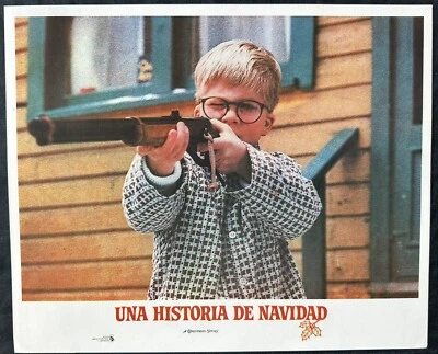 A CHRISTMAS STORY Peter Billingsley SPANISH LOBBY CARD 1983 - Image 1 of 3