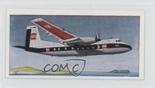 1961 Lyons Tea Wings Across the World Advertising Back Handley Page Herald n1u