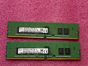 SK Hynix 8GB (2 x 4GB) PC4-2133P DDR4 ECC Reg Memory RAM HMA451R7MFR8N-TF - Picture 1 of 6